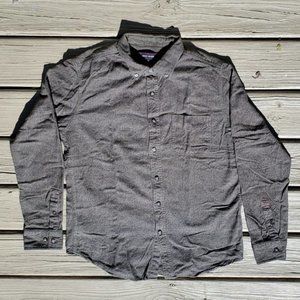 ADAM LEVINE Grass Green Flannel Medium Long Sleeve Shirt